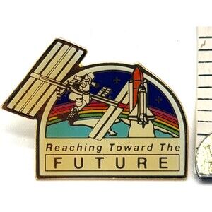 NASA Pin 1993 National Quality Month Manned Flight Awareness Space Shuttle